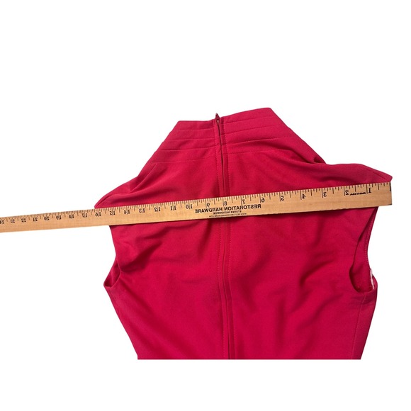 Signor California Petite Pink Cap Sleeve Belted Midi Dress Size 8 - Picture 6 of 11